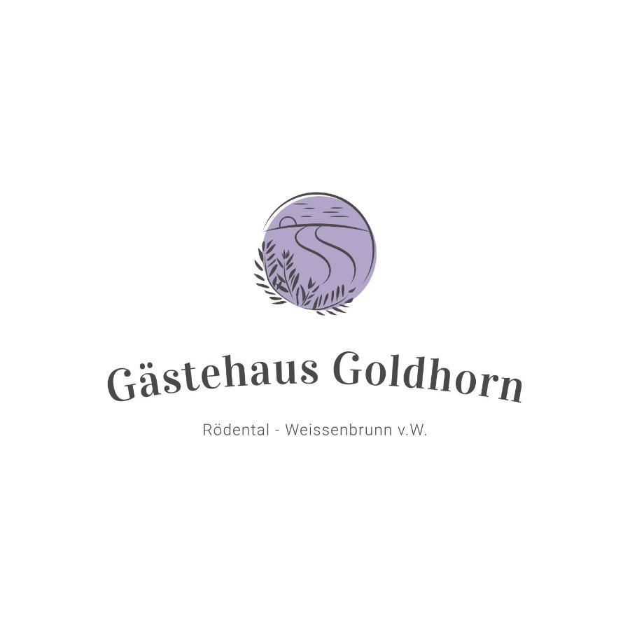 Gaestehaus Goldhorn Hotel Rödental Exterior foto